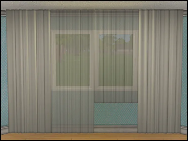 Contempo Curtain by simsfinds - The Sims 2 Custom Content
