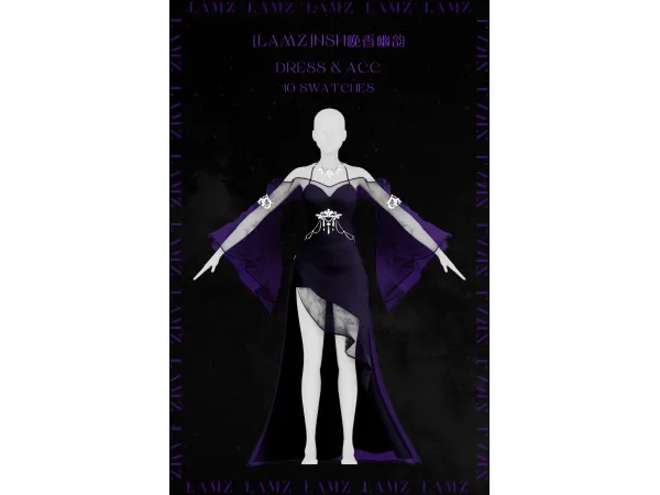 Alpha [LAMZ]NSH by simsfinds - The Sims 4 Custom Content