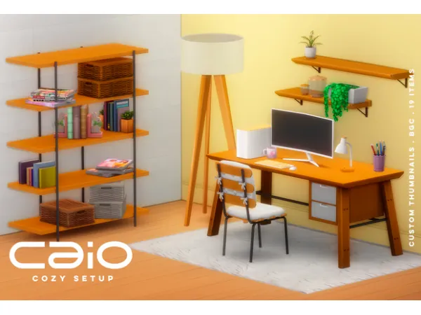 Maxis Match Cozy Setup Collection by simsfinds - The Sims 4 Custom Content