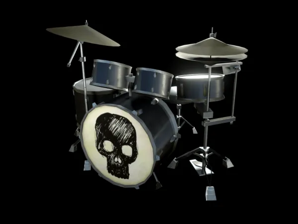 Alpha Drum kit by Shushilda - The Sims 4 Custom Content