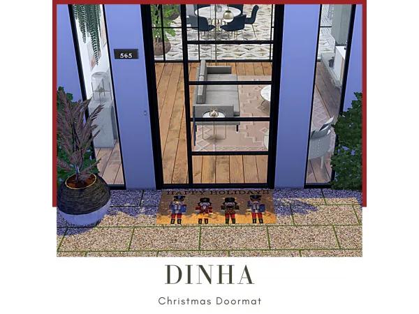 Maxis Match Christmas Doormat - The Sims 4 Custom Content