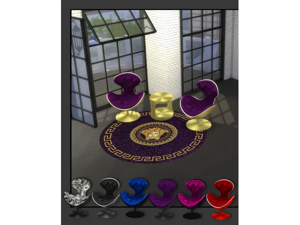 Alpha Armchair by fusionstylesims4 - The Sims 4 Custom Content