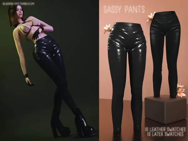Alpha Sassy Pants BRsims - The Sims 4 Custom Content