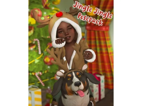 Maxis Match Jingle Jingle Posepack - The Sims 4 Custom Content