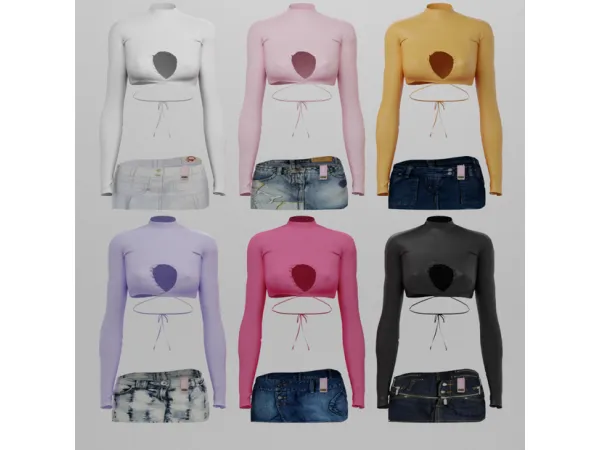 Alpha [VYXEN] Set by simsfinds - The Sims 4 Custom Content