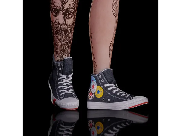 TS4 Converse all star by [Shushilda]