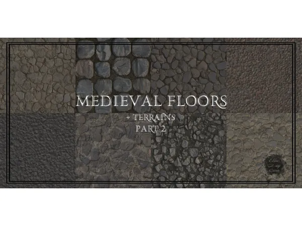Maxis Match Medieval floors and terrains part 2 by simsfinds - The Sims 4 Custom Content