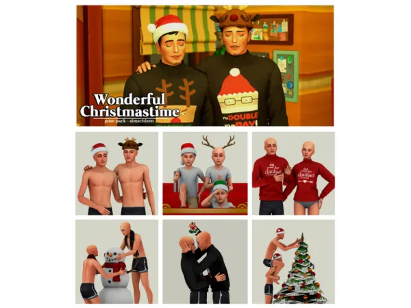 Mix Wonderful Christmas time by simscitizen - The Sims 4 Custom Content