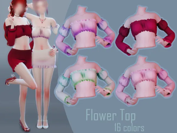 Alpha (maya) Flower set by simsfinds - The Sims 4 Custom Content