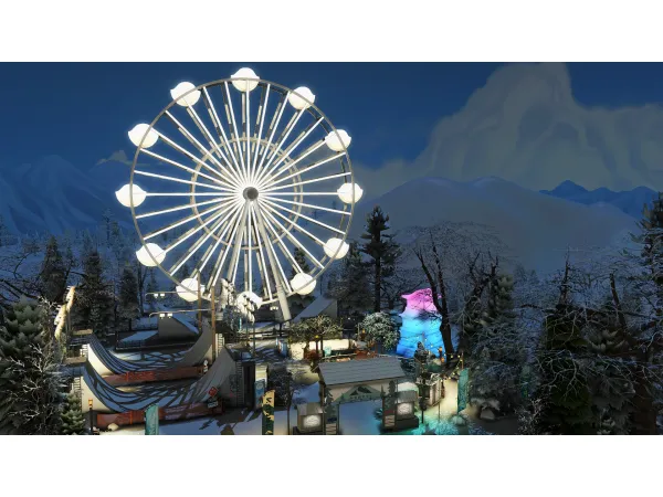 Maxis Match NO Snow Park by plumbobkingdom - The Sims 4 Custom Content