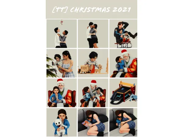 Mix [TT] Christmas 2021 by simsfinds - The Sims 4 Custom Content