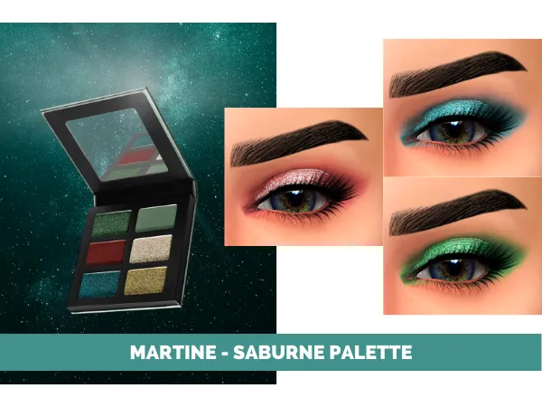 Mix MARTINE SABURNE PALETTE by fifthscreations - The Sims 4 Custom Content