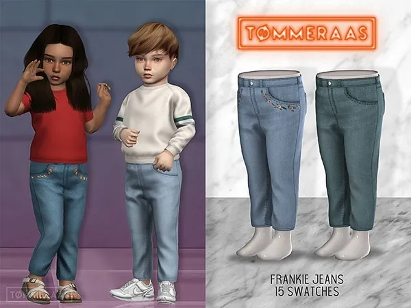 Alpha TØMMERAAS Frankie Jeans (25) by tommeraas - The Sims 4 Custom Content