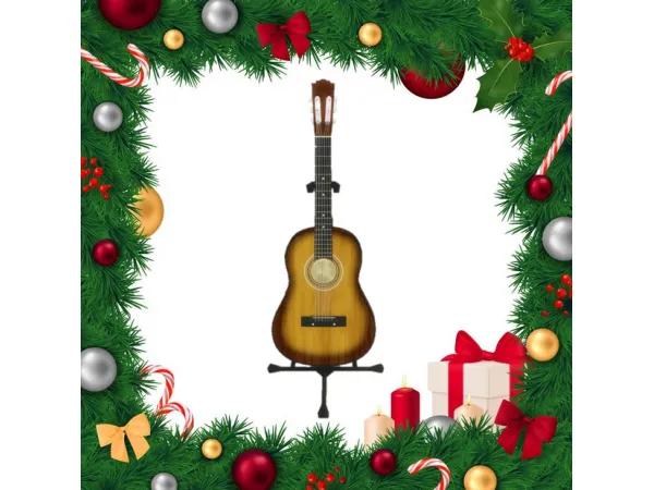 Adventcalender - 17. December - Guitar (functional) by Nordica-sims