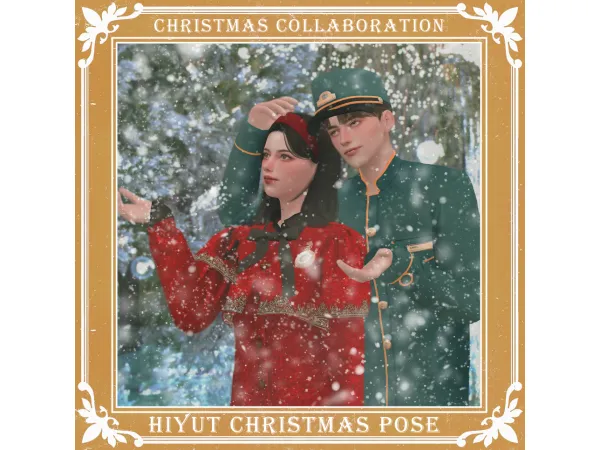 Alpha � CHRISTMAS COLLABORATION 🎄🎁 by simsfinds - The Sims 4 custom content