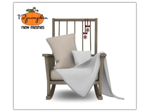 Mix Holiday Gift 2021 Rocking Chair Set - The Sims 4 Custom Content