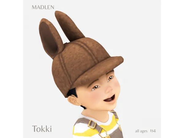 Maxis Match Tokki Hat by Madlen - The Sims 4 Custom Content