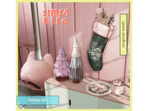 Mix Christmas Set by Sims41ife - The Sims 4 Custom Content