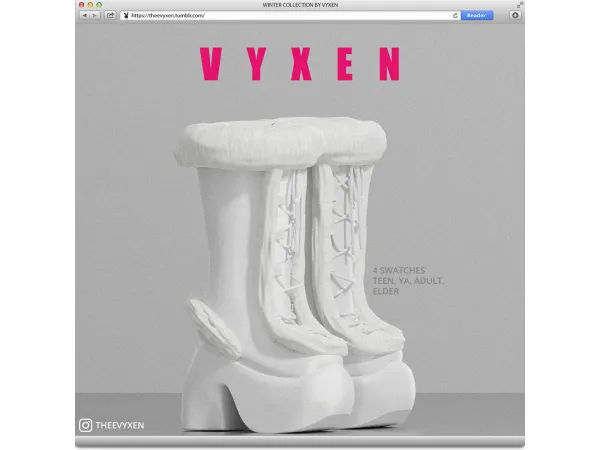 Alpha [vyxen] camel 311 by vyxen - The Sims 4 Custom Content