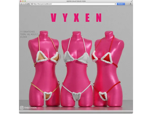 [vyxen] bunny bikini