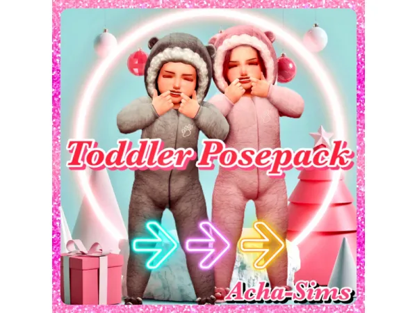 Acha Toddler's Posepack #1 by Acha_sims