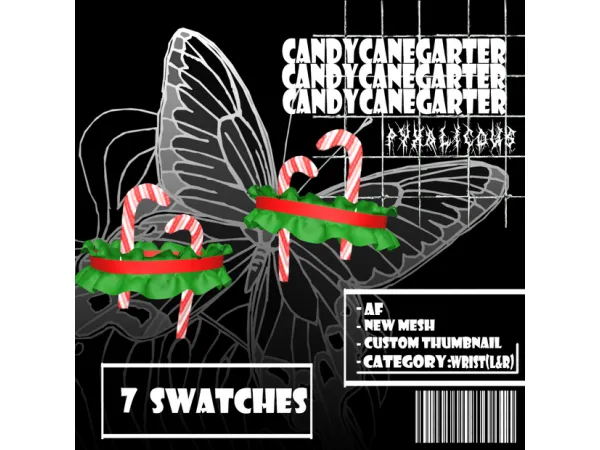 Alpha hexmas day3 by pyx_s4 - The Sims 4 Custom Content