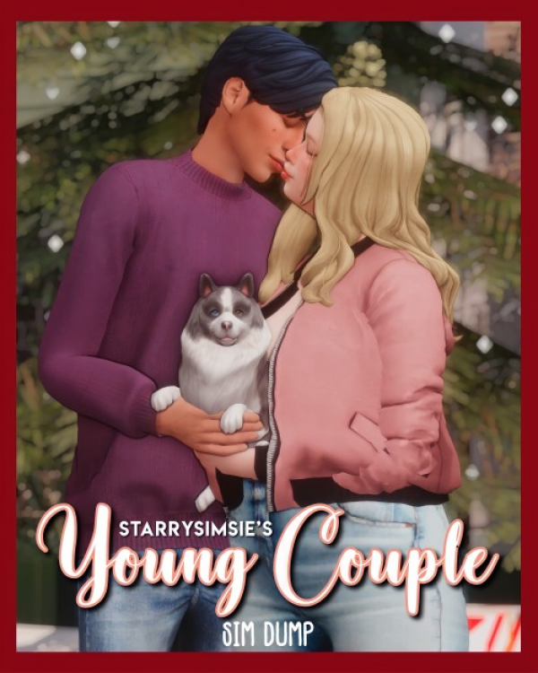 Mix Young Couple sim dump by simsfinds - The Sims 4 Custom Content