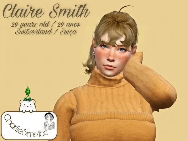 Mix Claire Smith by charliesims4cc - The Sims 4 Custom Content
