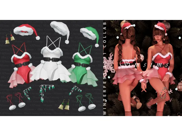 Alpha WINTERFEST COLLAB Blue Craving x Missme x SM Sims by SM Sims - The Sims 4 Custom Content