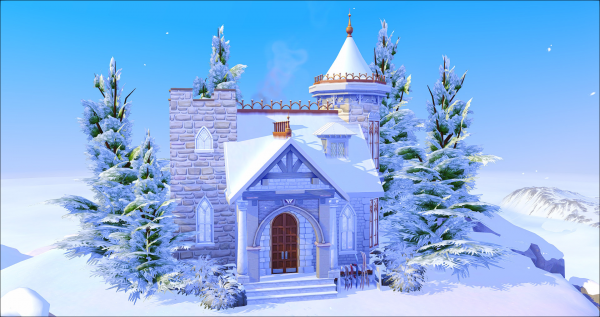 Maxis Match Mt Komorebi Castle Mini Winterfest Day 16 No by simsfinds - The Sims 4 Custom Content