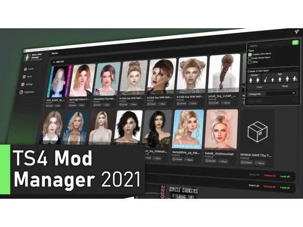 Mix Sims 4 ModCC Manager 2021 by simsfinds - The Sims 4 Custom Content