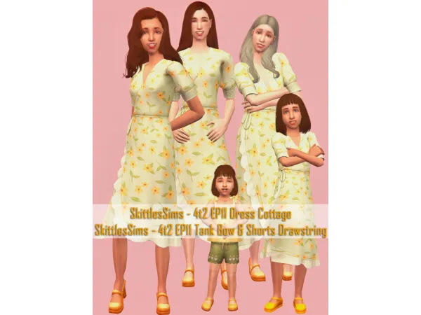 SKITTLESSIMS 4T2 EP11 Dress Cottage by simsfinds - The Sims 2 Custom Content