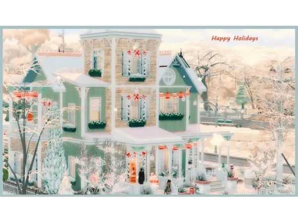Maxis Match Christmas in Willow Creek - The Sims 4 Custom Content
