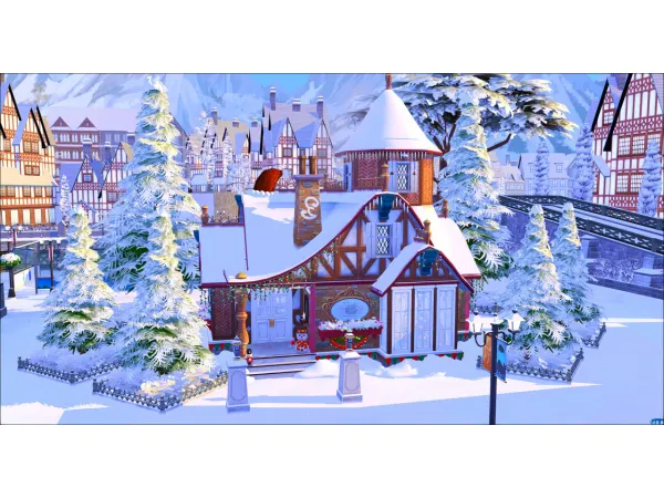 Maxis Match Breakfast With Santa babyitscoldoutsidewintercollab No - The Sims 4 Custom Content