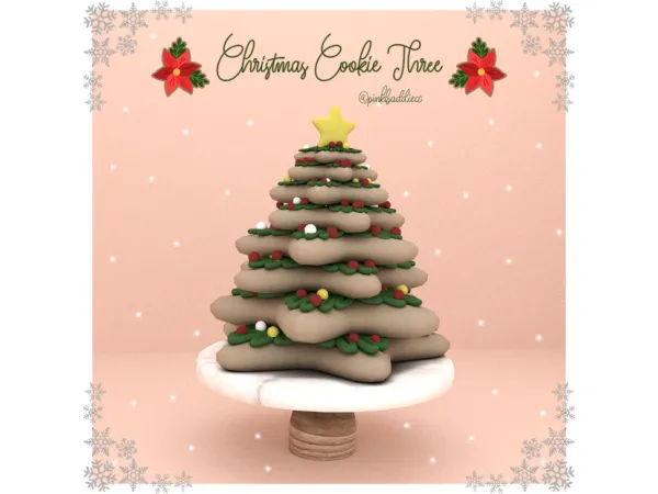 🎄 christmas cookie three decor 🎄 - the sims 4