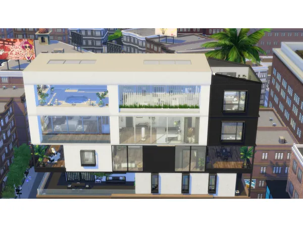 Maxis Match WhiteRock Penthouse (no ) by mamba_black - The Sims 4 Custom Content