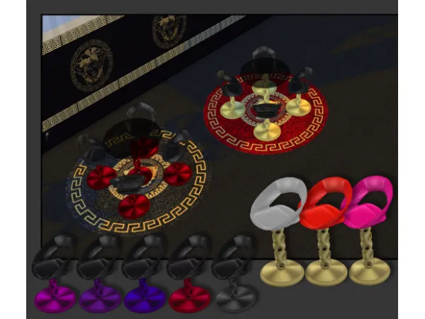 Alpha Dining chair by fusionstylesims4 - The Sims 4 Custom Content