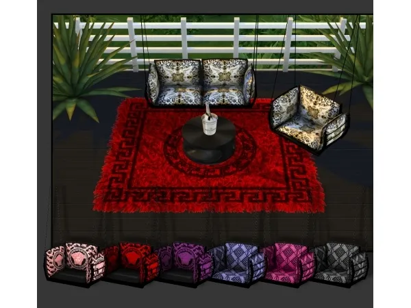 Alpha Нanging chair by fusionstylesims4 - The Sims 4 Custom Content