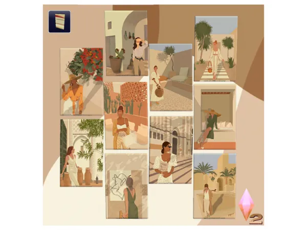 Alberto's Painting_by lolita - The Sims 2 Custom Content