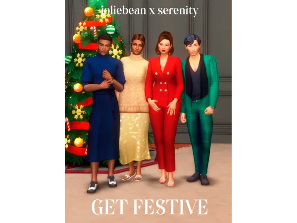 Maxis Match SxJ Get Festive 8 items by Serenity - The Sims 4 Custom Content