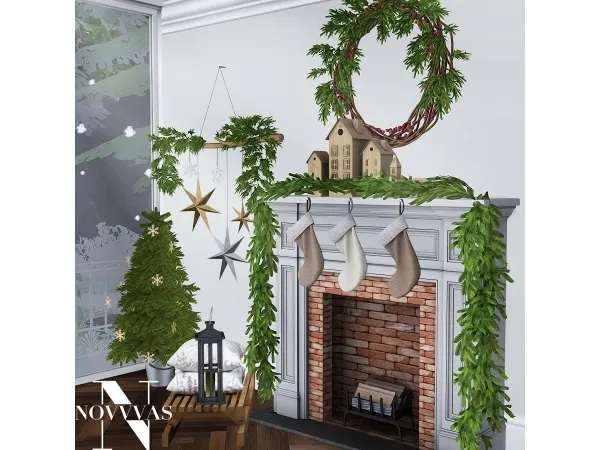 Alpha XMAS by simsfinds - The Sims 4 Custom Content