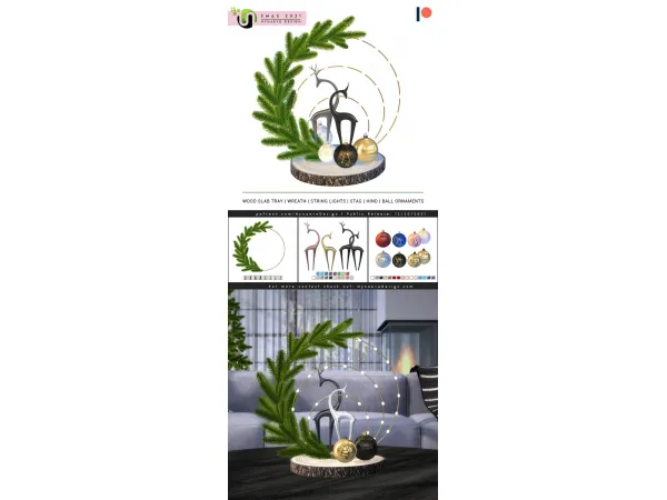 Mix Christmas 2021 by simsfinds - The Sims 4 Custom Content