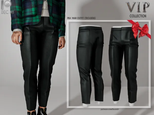 Alpha MAN OUTFIT (TROUSERS) P84 tr by busratr - The Sims 4 Custom Content