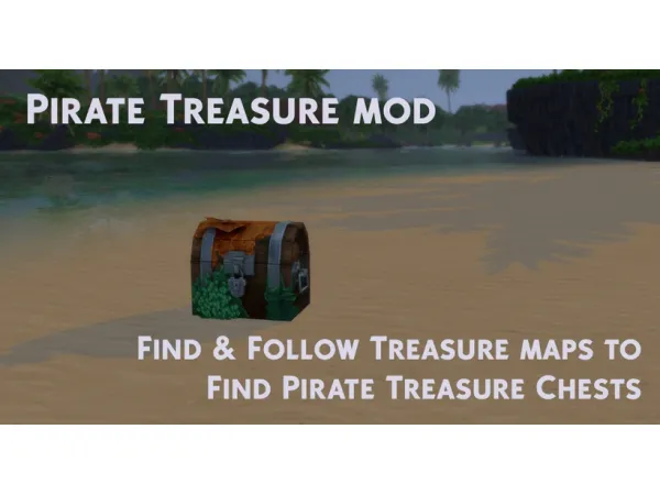 Maxis Match Pirate Treasure Mod by simsfinds - The Sims 4 Custom Content