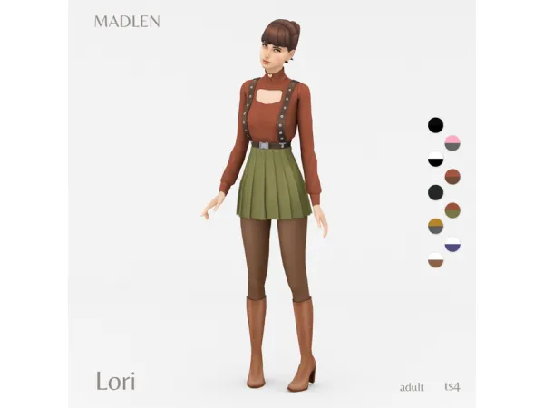 Maxis Match Lori Outfit by simsfinds - The Sims 4 Custom Content
