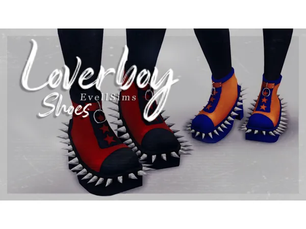 Mix Loverboy Shoes by simsfinds - The Sims 4 Custom Content