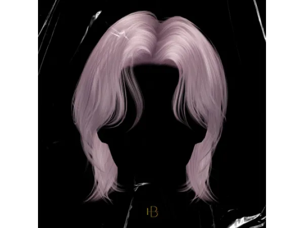 Alpha HAIR 36 FEATHER CUT (VER1) by simsfinds - The Sims 4 Custom Content