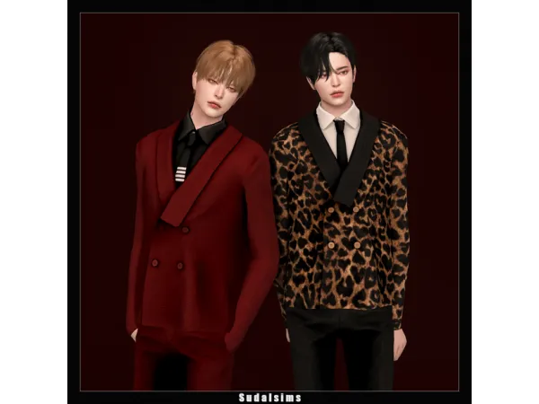 Alpha [sudal] Suit M sims by sudal - The Sims 4 Custom Content