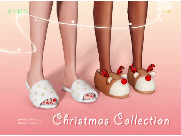 Mix Christmas Collection Part 2 sims by Jius - The Sims 4 Custom Content