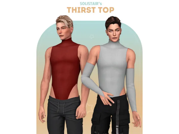 Maxis Match Thirst Top by simsfinds - The Sims 4 Custom Content